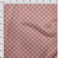 thumbnail image 3 of oneOone Viscose Chiffon Fabric Stripe & Dots Printed Craft Fabric BTY 42 Inch Wide, 3 of 4