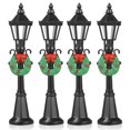 thumbnail image 1 of SHISUYAN 4 Pcs Christmas Tiny Street Light Models Street Lamp Posts Doll House Micro Landscape Decorations, 1 of 9