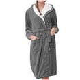 thumbnail image 1 of Birdeem Robes pour Femmes Vêtements d'Intérieur pour Femmes Flanelle Pyjamas à Capuche Peignoirs Longs Pyjamas et Pyjamas, 1 of 1