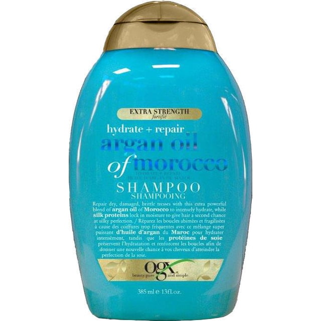 OGX Hydrate & Revive + Huile d'Argan du Maroc Shampooing Extra-Fort