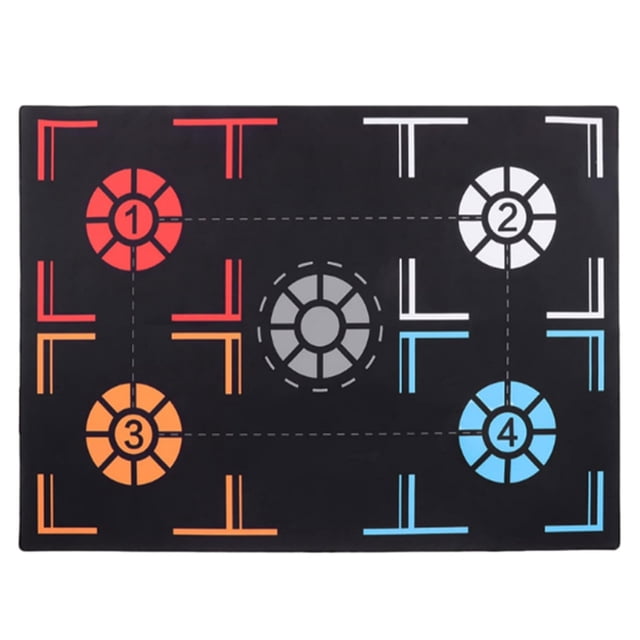 Portable Basketball Footwork Training Mat for Speed and Agility | Large Non- Silent Training Pad for All Ages Fitness & Yoga