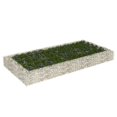 thumbnail image 1 of vidaXL Gabion Lit Surélevé Acier Galvanisé 200x100x20 cm, 1 of 4