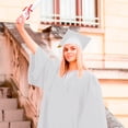 thumbnail image 2 of GDREDA Adult Unisex Graduation Gown Set College & High School Robe With Cap & Tassel Coat plus Size Women, 2 of 9