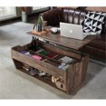 thumbnail image 4 of Bowery Hill Particle Board Brown Coffee Table Rectangular Lift Top 41"W x 24"D x 16.34"H Unassembled, 4 of 6