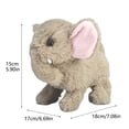 thumbnail image 2 of Lifelike Animated Walking Elephant Toy with Moving Head and Tail Interactive Stuffed Animal for Kids, 2 of 3