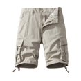 thumbnail image 4 of Birdeem Mens Plus Size Cargo Shorts Multi-Pockets Relaxed Summer Beach Shorts Pants, 4 of 9