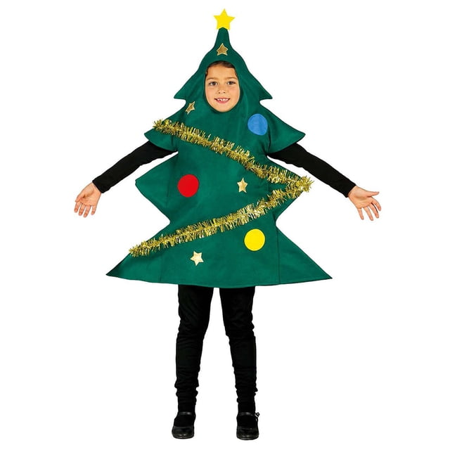 Diconna Parent-Children Cosplay Costume, Christmas Tree Shaped Dress