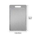 thumbnail image 3 of Estbridg Titanium Cutting Boards - 100% Pure Titanium Cutting Boards for Kitchen - Cutting Edge Hygiene & Durability  Double Sided Large Non Toxic Cutting Board, 3 of 9