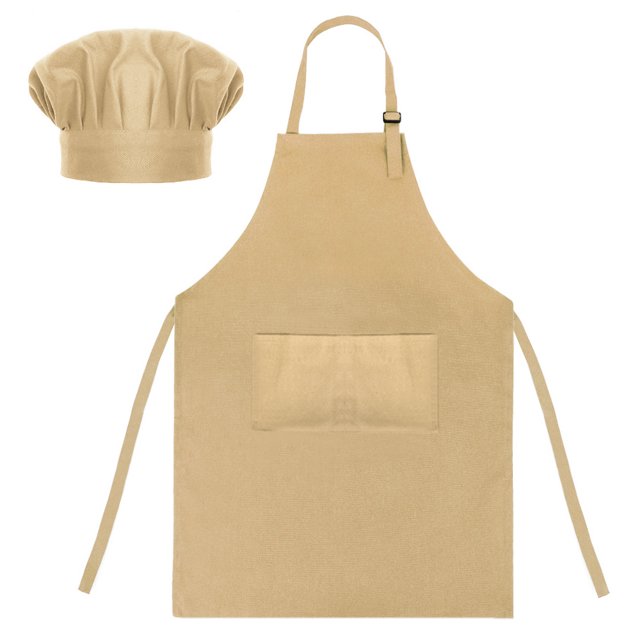 TOPTIE Ensemble de Toque de Chef Ajustable en Toile de Coton pour Adultes, Hommes et Femmes