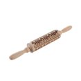 thumbnail image 2 of Yhmxh Kitchen Gadgets Kitchen Utensils Home and Kitchen Christmas Rolling Pin Engraved Carved Wood Embossed Rolling Pin Kitchen Tool Rolling Pin, 2 of 2
