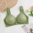 thumbnail image 3 of Yuyuzo Front Closure Bras for Women Plus Size Wireless Full Coverage Breathable Push up Daily Bras, 3 of 3