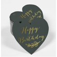 thumbnail image 2 of Inkdotpot Gold Foil Paper Hang Tag Happy Birthday Favor Tag 50 Pieces, 2 of 6