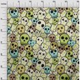 thumbnail image 2 of oneOone Cotton Cambric Primrose Fabric Skull Craft Projects Decor Fabric Printed By The Yard 56 Inch Wide, 2 of 4