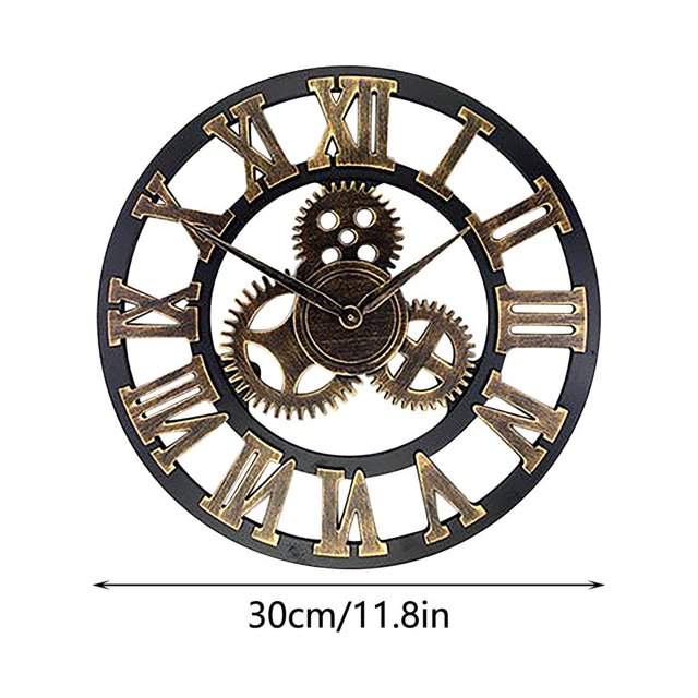 Gears Gears Gears Retro Steampunk Industrial Decorative Gear Clock European Retro Clock