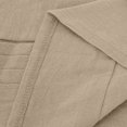 thumbnail image 4 of Ovzne Robes pour Femmes Robe de Plage Robe Sans Manches à Col Rond Plissée Couleur Unie en Lin Coupe Ample Grande Taille Liquidation, 4 of 7