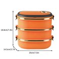 thumbnail image 3 of Yhmxh Lunch Box for Women/Men Meal Prep Containers Rectangular Lunch Box Student Insulated Lunch Box Portable Lunch Box lunch boxes, 3 of 3
