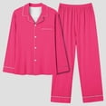 thumbnail image 2 of 2025 Robe de Nuit Décontractée à Col en V pour Femmes Ensemble de Pyjama pour Femmes avec Poche Couleur Unie Longue Short de Pyjama en Dentelle pour Femmes Pyjama, 2 of 3