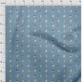 thumbnail image 3 of oneOone Silk Tabby Fabric Grass & Puppies Dog Printed Craft Fabric BTY 42 Inch Wide, 3 of 4