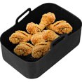 thumbnail image 3 of Mistaha Lot de 2 Casseroles en Silicone pour Friteuse à Air Chaud, Rectangulaires Réutilisables de Qualité Alimentaire de Remplacement pour Friteuse à Air en Silicone, 3 of 8