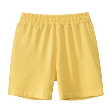 Ketyyh-chn99 Toddler Boys Cotton Stretch Shorts Summer Toddler Boys Shorts Solid Color Shorts Casual Outwear Fashion For Children Clothing Size for 3-4 Years,Yellow