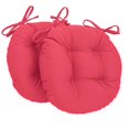 thumbnail image 1 of Coussins de Chaise Ronds Capitonnés en Sergé Uni de 16 Po (Ensemble de 2), 1 of 4
