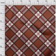 thumbnail image 2 of oneOone Polyester Lycra Fabric Tartan Check Printed Craft Fabric BTY 56 Inch Wide, 2 of 4
