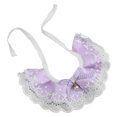 thumbnail image 3 of Cat Lace Scarf, Comfortable Exquisite Design Cat Saliva Towel  For Small Medium Cats, 3 of 8