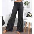 thumbnail image 2 of ORUYROP Pantalon de Yoga à Large Jambe avec Cordon Imprimé Décontracté pour Femmes, 2 of 4