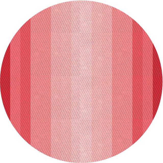 Ahgly Company Tapis Rond Lavable en Machine Intérieur Transitionnel Rose Corail Clair, 4 Pieds Rond