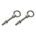 thumbnail image 1 of US Cargo Control Stainless Steel Shoulder Eye Bolts - Type 316-1/2"" x 4"" L - 2 Pack, 1 of 3