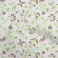 thumbnail image 1 of oneOone Velvet Light Green Fabric Florals Craft Projects Decor Fabric Printed By The Yard 58 Inch Wide, 1 of 4