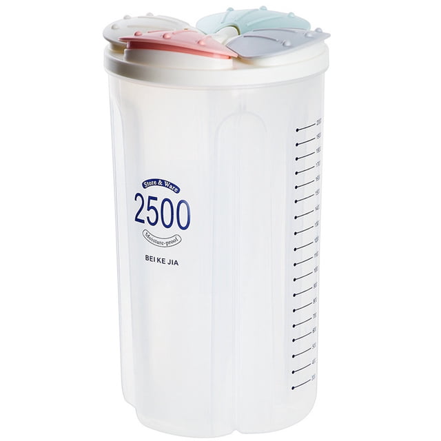 Contenants de Rangement Alimentaires en Plastique Boîte de Rangement en Plastique Transparente pour Produits Secs et Collations. Faite de Plastique durable Sans BPA avec un design Transparent pour une identification Facile du Contenu. Comprend Plusieurs Compartiments avec Couvercles de Couleur Pastel à Fermeture Étanche pour une Conservation à l'Épreuve de l'Humidité. Comprend des Indicateurs de Mesure pour une Capacité de Rangement Précise, Idéale pour Organiser les Aliments au Réfrigérateur Ou dans le Garde-Manger.