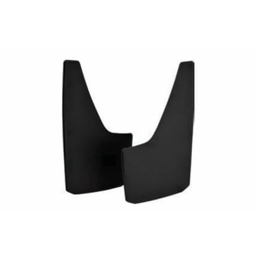 Hopkins MFG Clapet Anti-Boue 4754 Road Sport; Universel 15-3/4 Po x 8-7/8 Po; Ensemble de 2; Plat; Sans Logo; Noir; Matériau Approuvé OE; à Visser