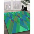 thumbnail image 3 of Ahgly Tapis Rectangulaire Lavable en Machine Intérieur Vert Printemps Transitionnel, 2 Pieds x 3 Pieds, 3 of 7