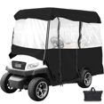 thumbnail image 1 of Housse de Voiturette de Golf pour 4 Passagers, Enceinte de Conduite, Imperméable, Porte à Enroulement pour Personne, 1 of 9
