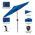 thumbnail image 3 of Sun-Ray 9' Round Solar Lighted Umbrella with Built-In Bluetooth Speaker - Royal Blue, 3 of 3