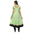 thumbnail image 2 of Bimba Robe Anarkali en Filet Évasé Kurta Kurti Unie Tunique Indienne Vêtements Personnalisés, 2 of 4