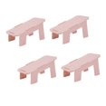 thumbnail image 4 of KAKOWELY Shoes Rack 4Pcs Double Layers Shoes Rack Creative Shoes Storage Rack Household Shoes Holder Shoes Stand Pink9.84"X4.72"X4.57", 4 of 4