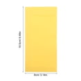 thumbnail image 2 of FOMIYES 60pcs Security Envelopes Yellow Paper Storage For Personal Correspondence, 2 of 6