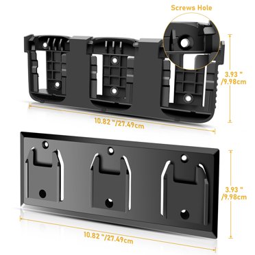 Support de Batterie Mural, Support de Rangement en Plastique pour M18 18V, Support Amovible pour Outil Électrique, Accessoire de Remplacement pour Milwaukee M18 18V 1.5Ah