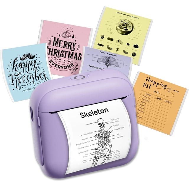 up to 65% off Iumwxz Thermal Label Printers Wireless Bluetooth Portable Adhesive Barcode Home Inkless Printing Machine up to 90% off Holiday Deals Summer Clearance