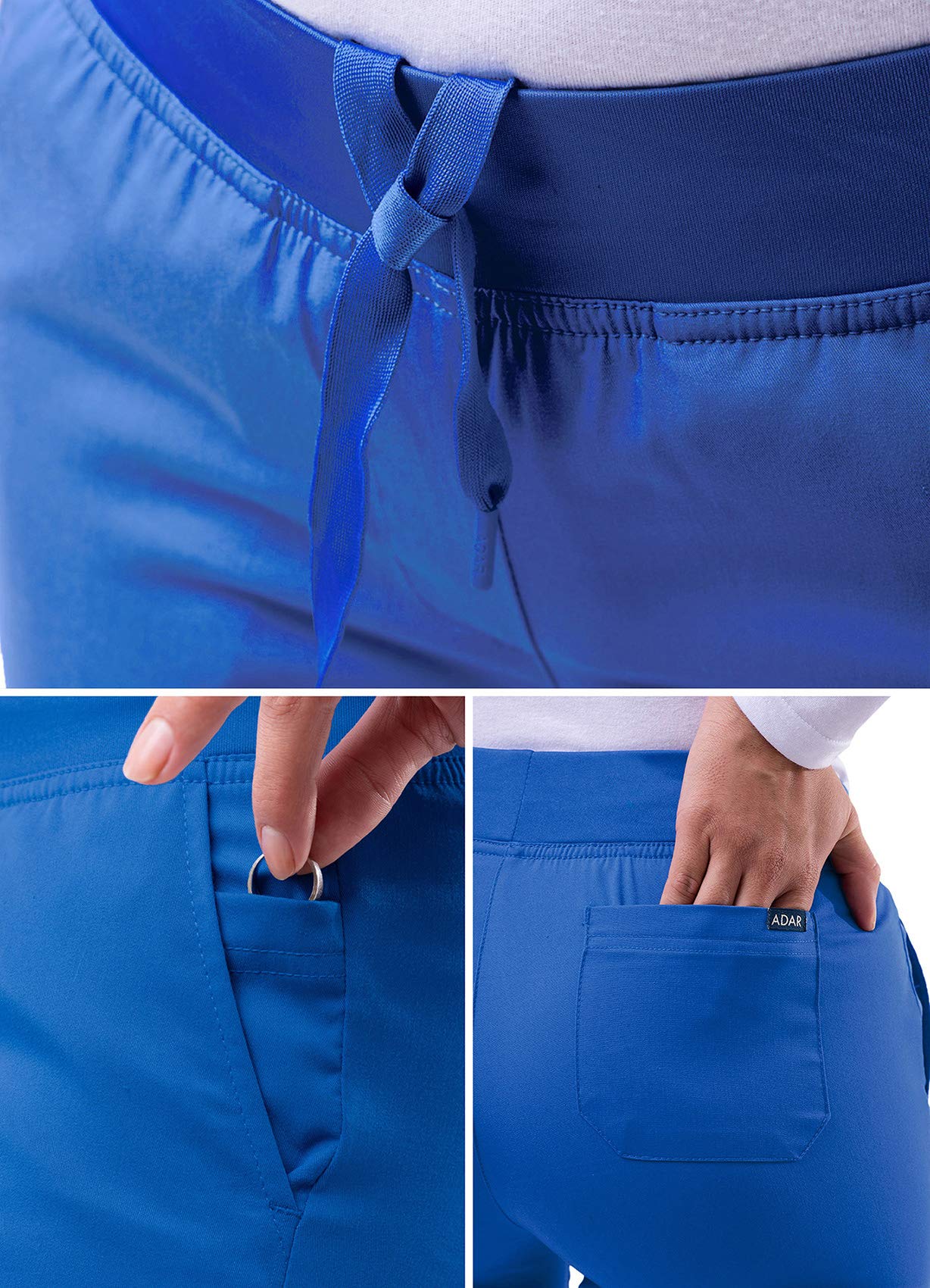 Adar Pro Sarraus pour Femmes - Pantalon de Sarrau de Yoga Ajusté
