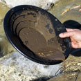 thumbnail image 2 of ASR Outdoor 12 inch Gold Pan with Dual Riffles for Gold Prospecting, Black, 2 of 8