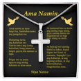 thumbnail image 1 of Ama Namin Lord's Prayer in Tagalog Cross Card, 1 of 7