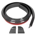 thumbnail image 1 of Unique Bargains 59' Carbon Fiber Pattern Car Rear Spoiler Wing Rubber Lip Tail Trunk Roof Trim Sticker Carbon Fiber, 1 of 9