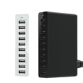 thumbnail image 1 of 60W 10Port USB Charger for Charging Station Dock Multi USB Charger Desktop Mobile Phone Charge, 1 of 6