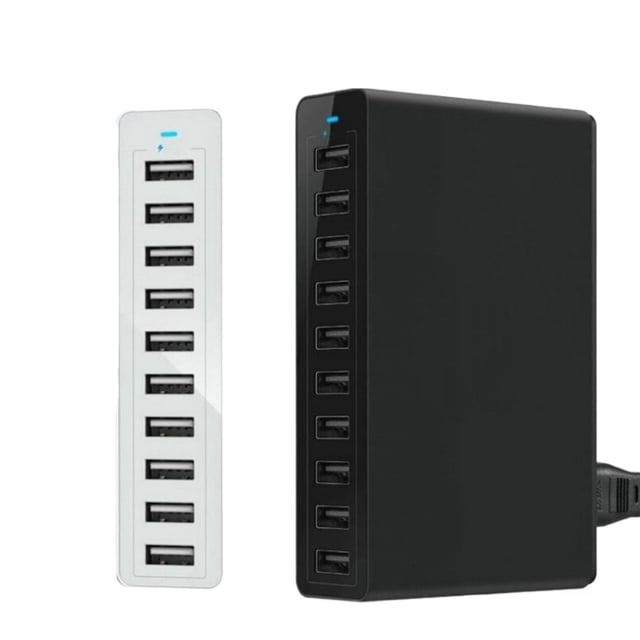 60W 10Port USB Charger for Charging Station Dock Multi USB Charger Desktop Mobile Phone Charge