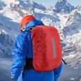 thumbnail image 4 of DYNWAVECA Housse de Pluie Réfléchissante Imperméable pour Sac à Dos 30-40 L Pliable pour le Camping, les Voyages, Rangement Facile avec Conception Élastique Housse de Protection pour Sac à Dos, Rouge, 4 of 8