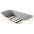 thumbnail image 1 of Oleegame 1PC Spoon And Lid Rest Soap Dish Shower Wall Mounted Soap Rack Bathroom Tub Drain Soap Dish Soap Dish Tray Box Kitchen Sink Counter Soap Dish Gray, 1 of 2
