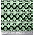 thumbnail image 1 of Soimoi Moss Georgette Fabric Geometric Abstract Print Sewing Fabric Yard 42 Inch Wide, 1 of 3